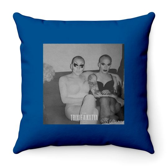 Discover Vintage TRIXIE KATYA Show Throw Pillows, Trixie Mattel, Katya Zamolodchikova, Drag Queen Throw Pillows