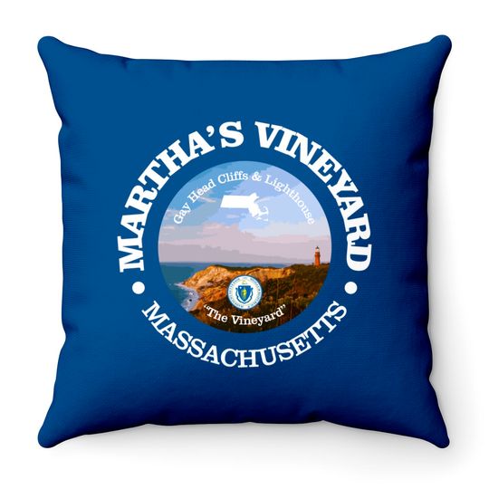 Discover Martha's Vineyard (C) - Marthas Vineyard - Throw Pillows