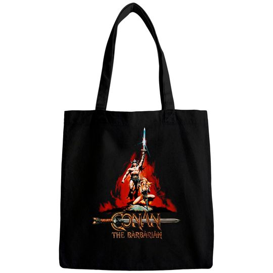 Discover Conan the Barbarian Unisex Shirt | Cult Film 80s horror Vintage Bags