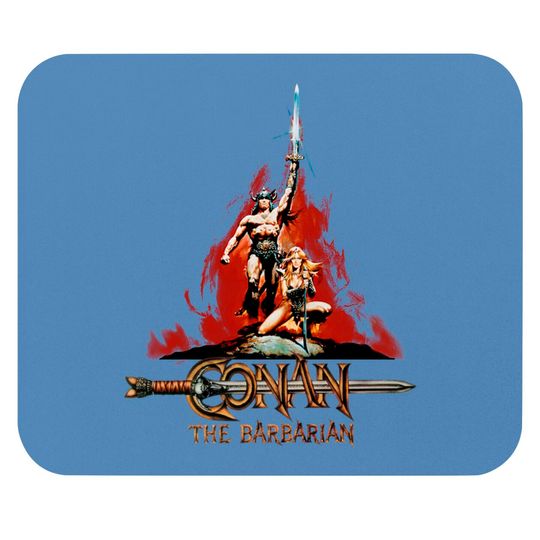 Discover Conan the Barbarian Unisex Mouse Pad | Cult Film 80s horror Vintage Mouse Pads