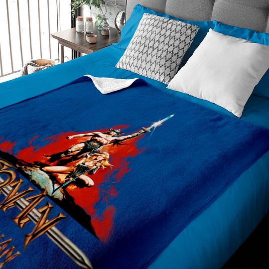 Discover Conan the Barbarian Unisex Baby Blanket | Cult Film 80s horror Vintage Baby Blankets