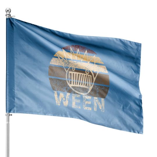 Discover WEEN Vintage Retro Distressed Boognish - Ween - House Flags