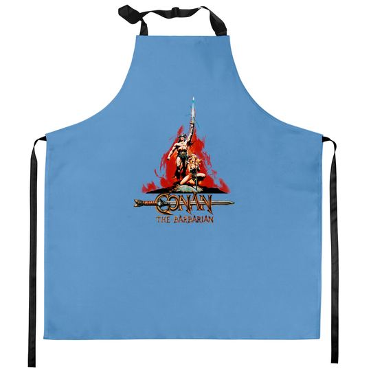 Discover Conan the Barbarian Unisex Kitchen Apron | Cult Film 80s horror Vintage Kitchen Aprons