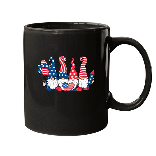Discover 4th of July Gnome Mugs, 4th of July Mugs, Gnome Mugs, Patriotic Mugs