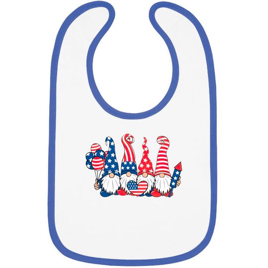 Discover 4th of July Gnome Bibs, 4th of July Bibs, Gnome Bibs, Patriotic Bibs