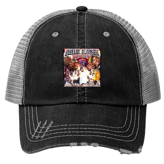 Discover Baller Blockin Splash Money Trucker Hats, Baller Blockin Trucker Hat