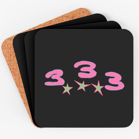 Discover Bladee Drain Gang 333 logoClassic Coasters