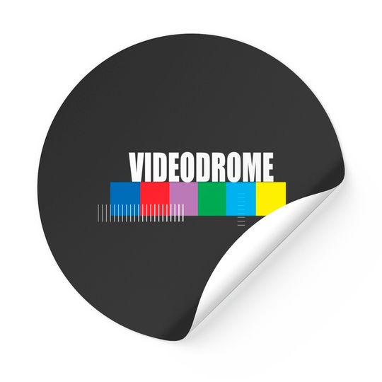 Discover Videodrome TV signal - Videodrome - Stickers