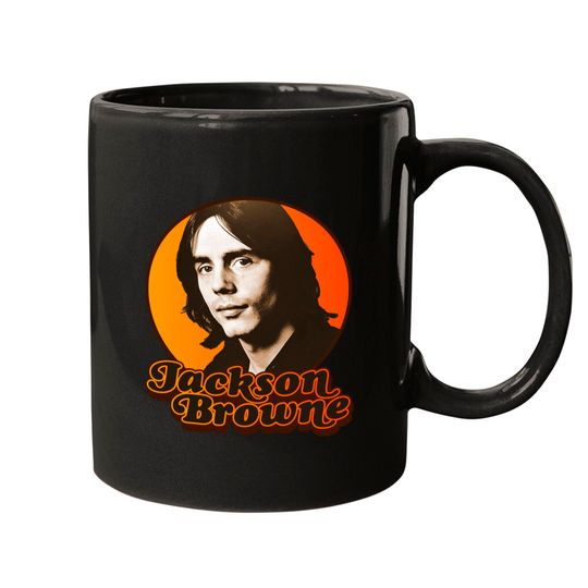 Discover Jackson Browne ))(( Retro 70s Singer Songwriter Tribute - Jackson Browne - Mugs