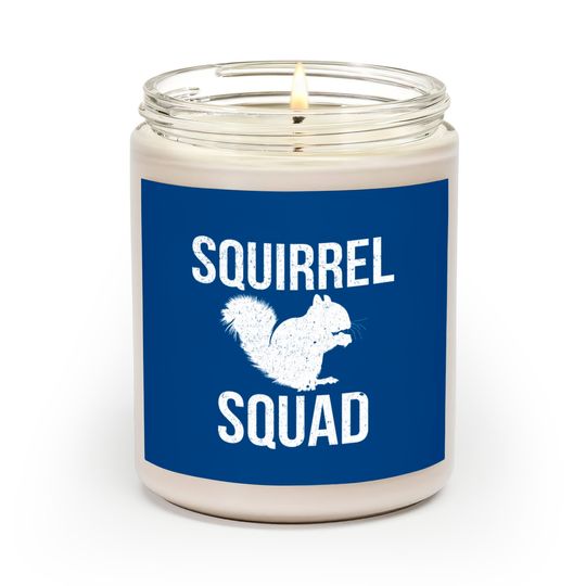 Discover Squirrel squad Scented Candle Lover Animal Squirrels Scented Candles