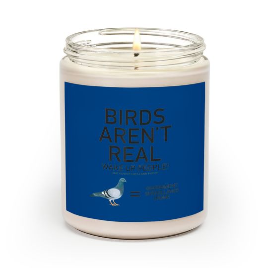 Discover Birds Are Not Real Bird Spies Conspiracy Theory Birds Scented Candles