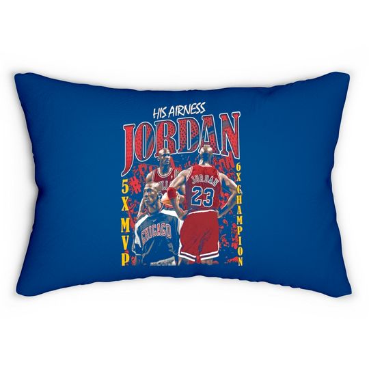 Discover Vintage King Michael Jordan Graphic Lumbar Pillow Lumbar Pillows Vintage Lumbar Pillows