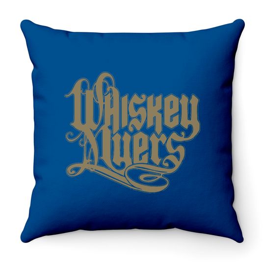 Discover WHISKEY MYERS BROWN LOGO Throw Pillows
