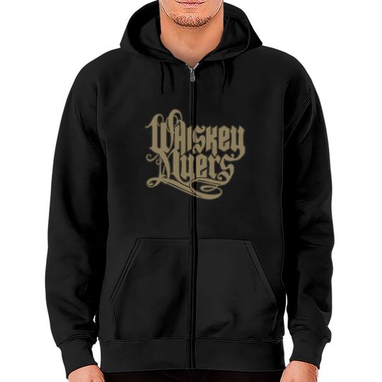 Discover WHISKEY MYERS BROWN LOGO Zip Hoodies