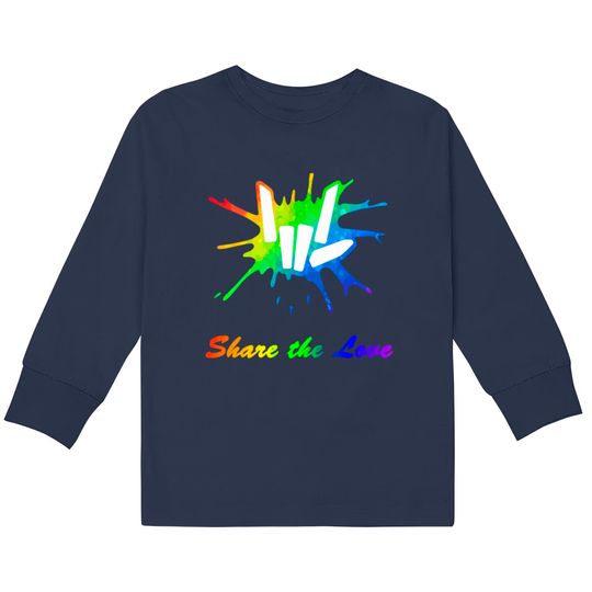 Discover Share Love For Kids And Youth Beautiful Gift Tee  Kids Long Sleeve T-Shirts