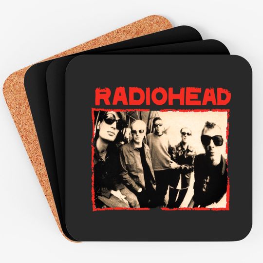 Discover Radiohead Mens Small Vintage Style band Coaster band Coasters Vintage band Coasters