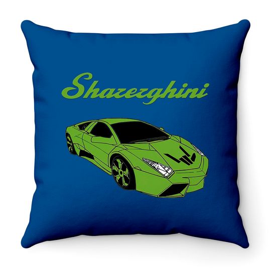 Discover sharerghini, sharerghini merch,sharerghini Green rainbow - Sharerghini Green - Throw Pillows