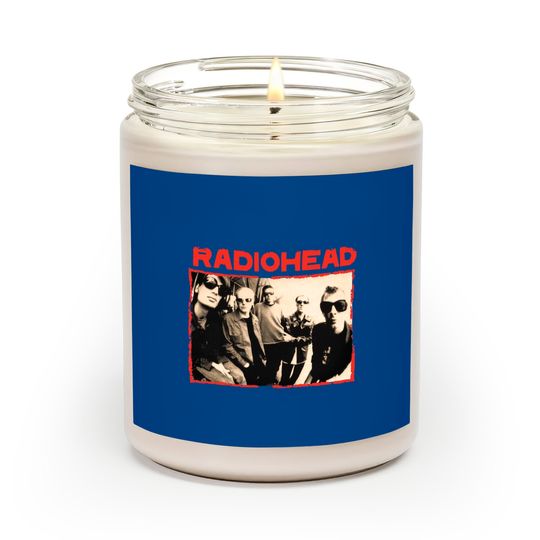 Discover Radiohead Mens Small Vintage Style band Scented Candle band Scented Candles Vintage band Scented Candles