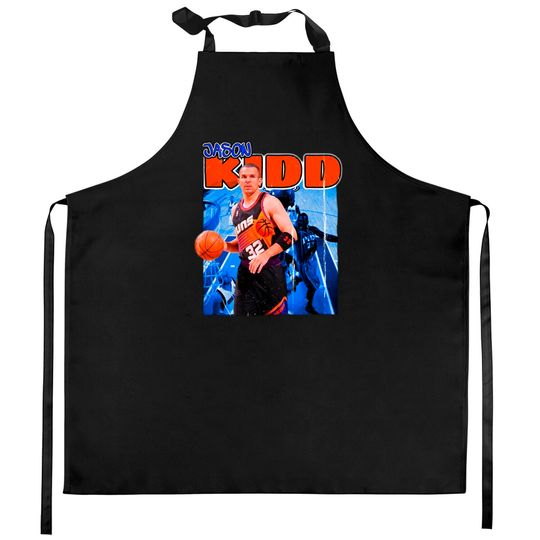 Discover Basketball Kitchen Aprons Design Bundle, 90s Vintage Bootleg Rap Kitchen Apron, Bootleg Kitchen Apron