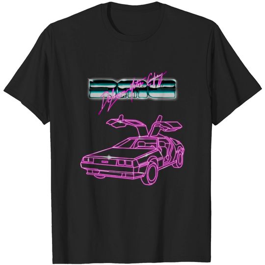 Discover Synthwave DeLorean - Synthwave - T-Shirt