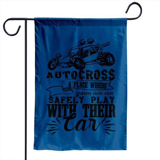 Discover Funny Autocross Garden Flag Garden Flags