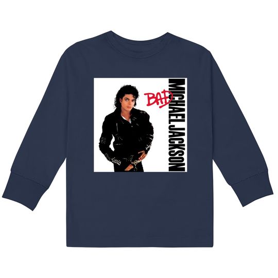 Discover Michael Jackson Bad Album Smooth Criminal 1  Kids Long Sleeve T-Shirts