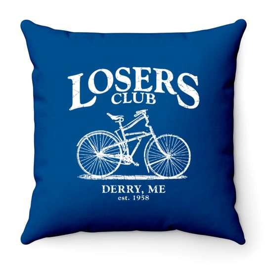 Discover The Losers Club Derry Maine Gift Throw Pillow Throw Pillows