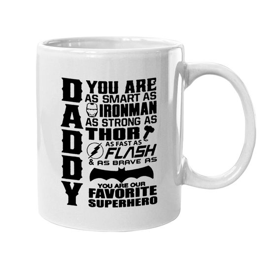 Discover Daddy You Are Our Favourite Superhero - Daddy You Are Our Favourite Superhero - Mugs