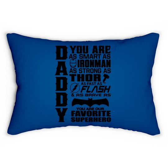 Discover Daddy You Are Our Favourite Superhero - Daddy You Are Our Favourite Superhero - Lumbar Pillows