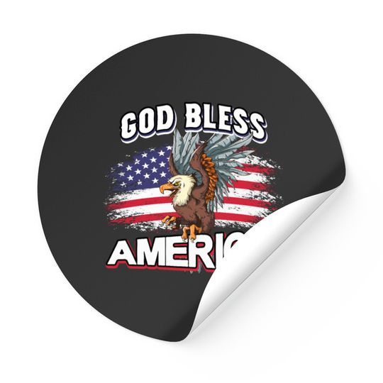 Discover American Patriot Patriotic Sticker Stickers