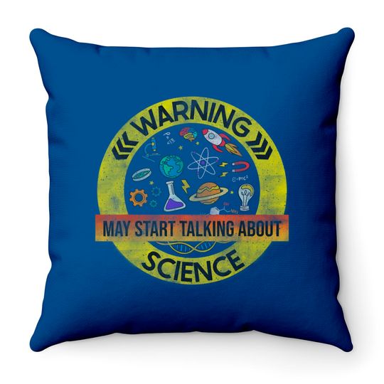 Discover Funny Science Throw Pillow, Science Lover Gift, Science Throw Pillows