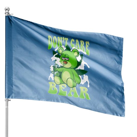 Discover Everything 420 House Flags Stoned Bear Smoking Weed