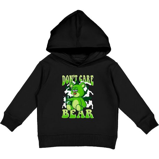 Discover Everything 420 Kids Pullover Hoodies Stoned Bear Smoking Weed