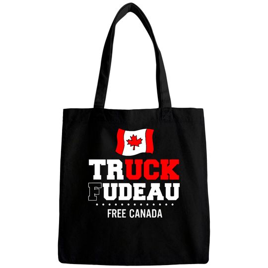 Discover Truck Fudeau Anti Trudeau Freedom Convoy Canada Truckers Bags