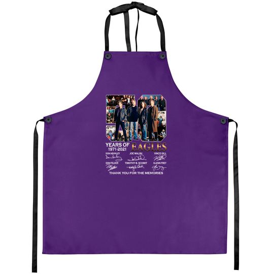Discover 50th Anniversary EAGLES Band Legend Limited Design Classic Aprons