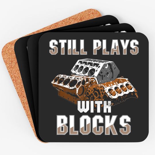 Discover Still Plays With Blocks Coasters