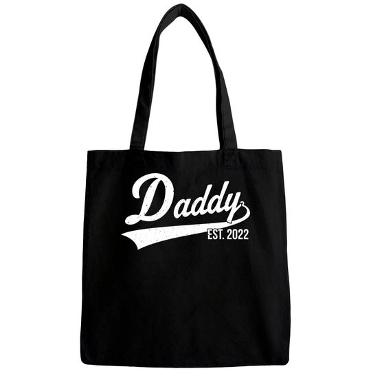 Discover 1st Time Dad EST 2022 New First Fathers Hood Day Daddy 2022 Bags