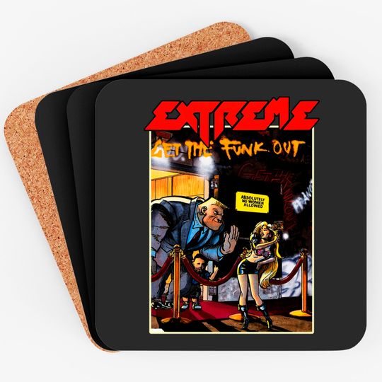 Discover Extreme - Get The Funk Out Premium Coasters