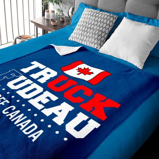 Discover Truck Fudeau Anti Trudeau Freedom Convoy Canada Truckers Baby Blankets