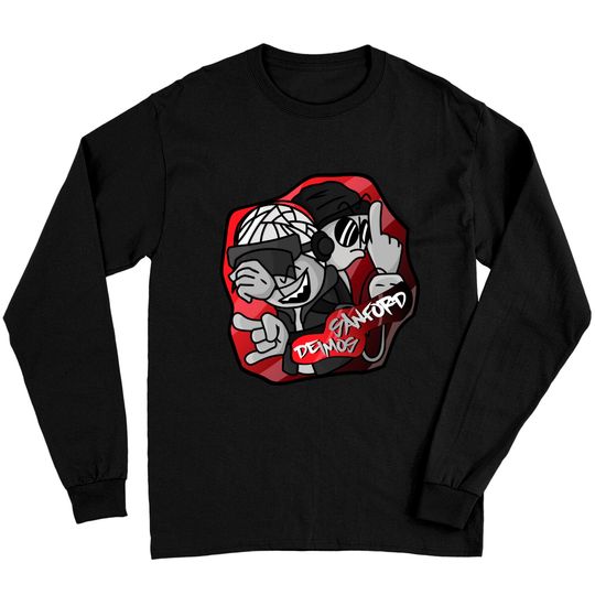 Discover Fnf Madness Combat Deimos And Sanford Graffiti Classic Long Sleeves