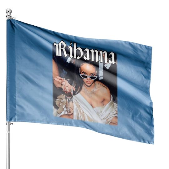 Discover Rihanna Vintage House Flags