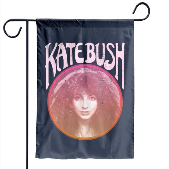Discover Retro Kate Bush Tribute Garden Flags