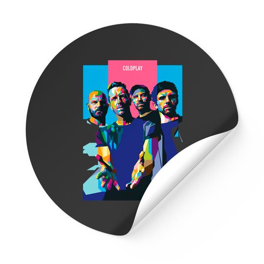 Discover COLDPLAY Best Band in the World - Coldplay - Stickers