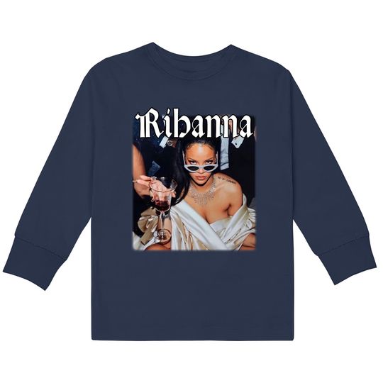 Discover Rihanna Vintage  Kids Long Sleeve T-Shirts