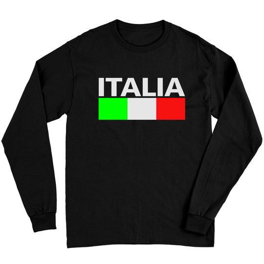 Discover Italy Italia Flag Long Sleeves