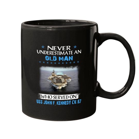 Discover USS John F. Kennedy CV-67 - Father Day - Mugs