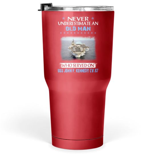 Discover USS John F. Kennedy CV-67 - Father Day - Tumblers 30 oz