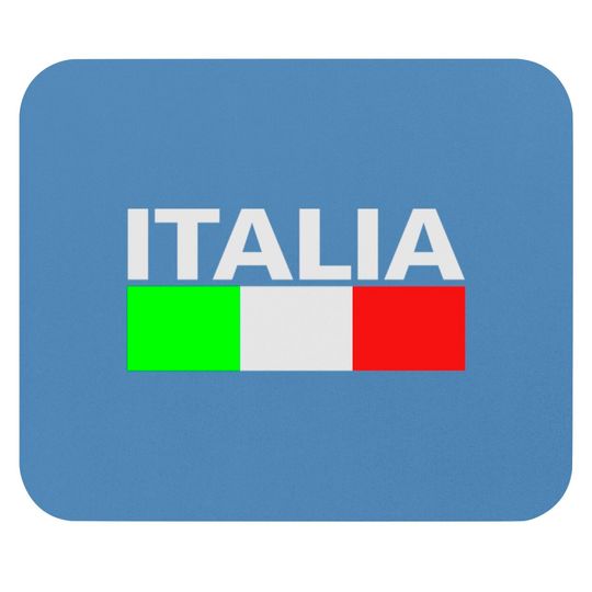 Discover Italy Italia Flag Mouse Pads