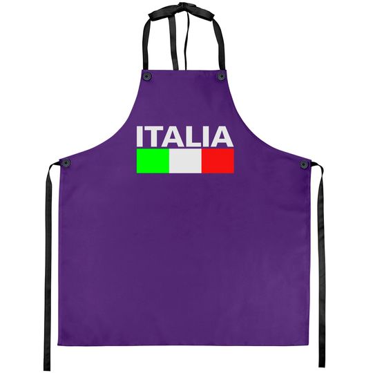 Discover Italy Italia Flag Aprons