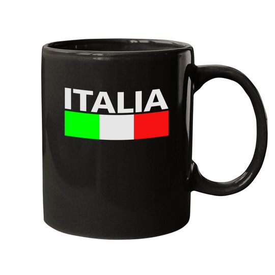 Discover Italy Italia Flag Mugs